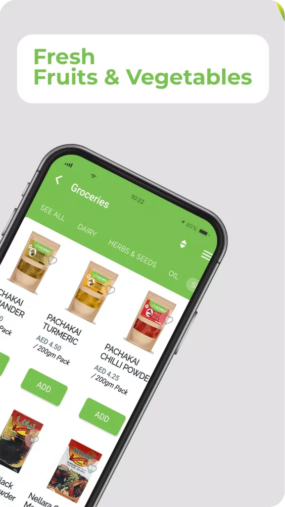 grocery app development